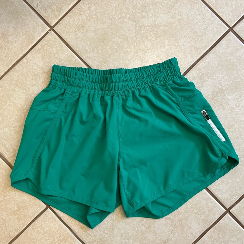 Zyia Track Shorts Sz medium green
